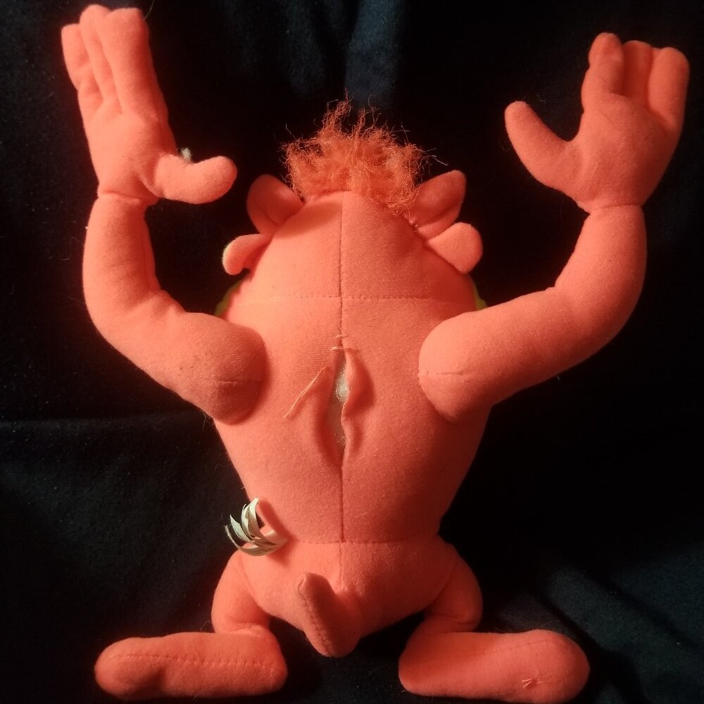 $4 if bundled, Fluorescent Taz toy, seam has come open - Picture 3 of 9